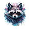 raccoon raccoon raccoon head animals