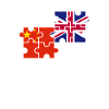 China UK Flag British Chinese