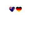 Cayman Islands Germany Heartbeat Flag