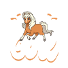 Haflinger Fille