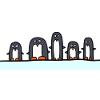 5 penguins