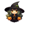 Kawaii Witch Halloween