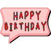 BIRTHDAY. HAPPY BIRTHDAY. HAPPY BIRTHDAY.