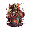Spooky mood of Halloween