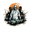 Spooky mood of Halloween