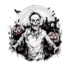 Spooky mood of Halloween