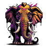 Graffiti éléphant