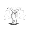 Yoga Pferd Kopfstand