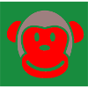 Glücklicher Affe Happy Monkey