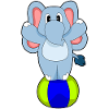 Bal de gymnastique Elephant Circus