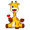 Giraffe Herz