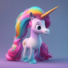 licorne arc-en-ciel