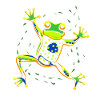 Dancing frog