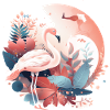 fantasy flamingo