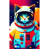 Astronaut cat