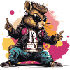 Pop Art Squirrel