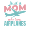 Airplane lover mom