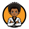 Proud Taekwondo Fighter Illustration