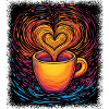 tired latte coffee cup roastedbeans