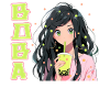Anime et Boba Bubble Tea