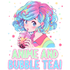 Anime and Boba Bubble Tea
