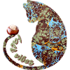 Chat avec châtaignier E 85