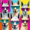 Lama Stylisch