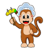 Monkey Cook Banane