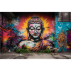 Buddha-Straßenkunst