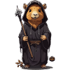 Halloween Capybara Druid Magician Capybara