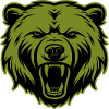Bear Grizzly Head Silhouette