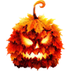 Autumn Halloween pumpkin