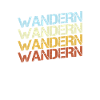 Wandern Retro