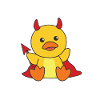 Duck Happy Halloween Devil Costume