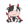 Cow Happy Halloween Devil Costume