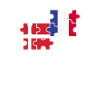 Danmark Frankrig Flag Fransk Dansk