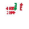 Danmark Italien Vintage Flag Italiensk dansker