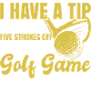 Funny Golf Player Golfer