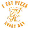 I eat Pizza