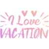 J’adore les vacances