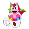 Einhorn Tasse Kaffee