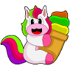 Einhorn Waffeleis