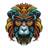 Portrait de singe