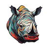 Rhinoceros Portrait