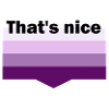 That's nice, gradient purple