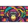 Pop Art Chimpanzee