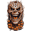 Creepy Halloween Pumpkin Trypophobia Design