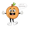 T-shirt Peach Fishing Logo