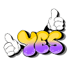 T-shirt Yes cool Logo