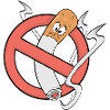 T-Shirt Rauchverbot Logo